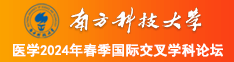 插小穴视频无网南方科技大学医学2024年春季国际交叉学科论坛